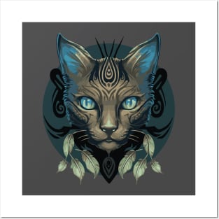 Druid Cat Posters and Art